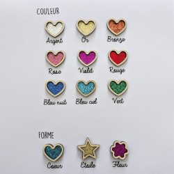 Lot de 2 pin's "merci" personnalisables