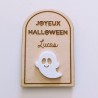 Magnet personnalisé en bois pour Halloween